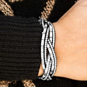 Black Snap Closure Bracelet - Too Cool For School